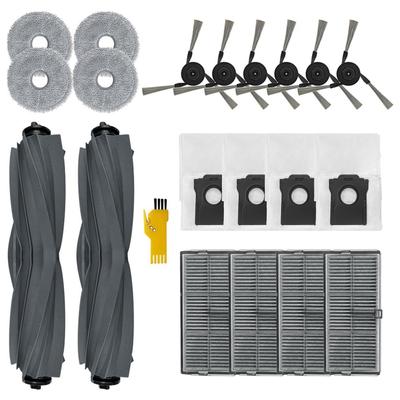 Pièces de rechange pour aspirateur robot Dreame X40 Ultra, brosse latérale principale, filtre HEPA, chiffon de nettoyage, sacs à poussière
