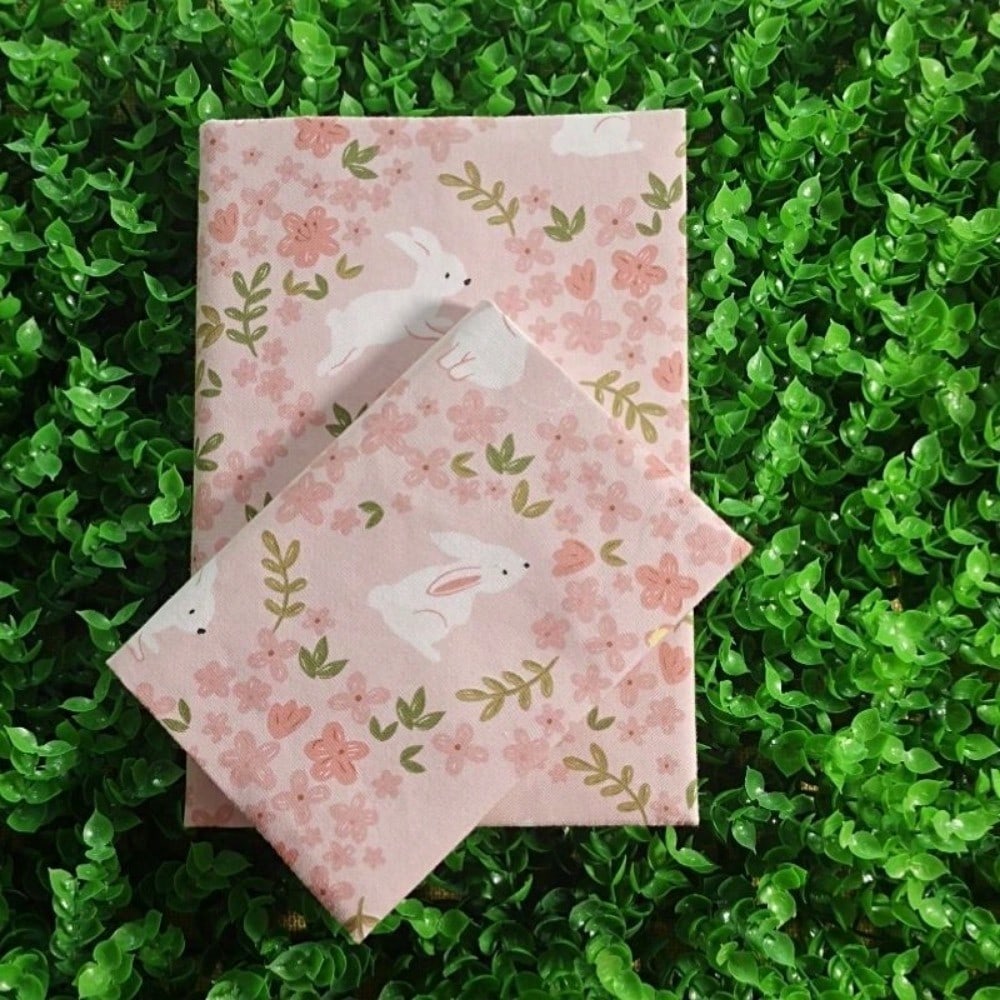 A5 A6 Pink White Rabbit Notebook Cover Planner Case Cover Protective Shell Journal Cover Guard Office Stationery Supplies