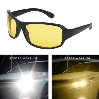 Night Anti Reflective Driving Glasses Windproof UV Protection Sports Sunglasses for Men Women Unisex