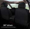 Five-Seater Full Coverage Coarse Linen Car Seat Cushion Cover