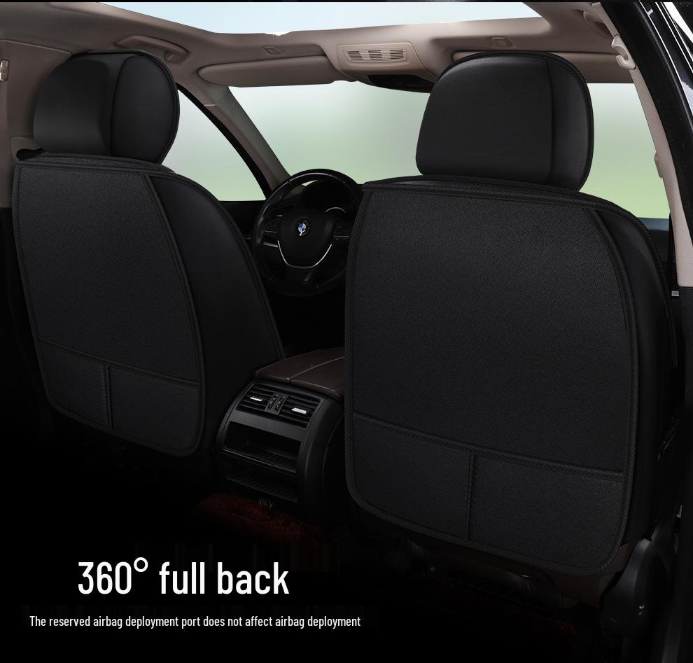 Five-Seater Full Coverage Coarse Linen Car Seat Cushion Cover