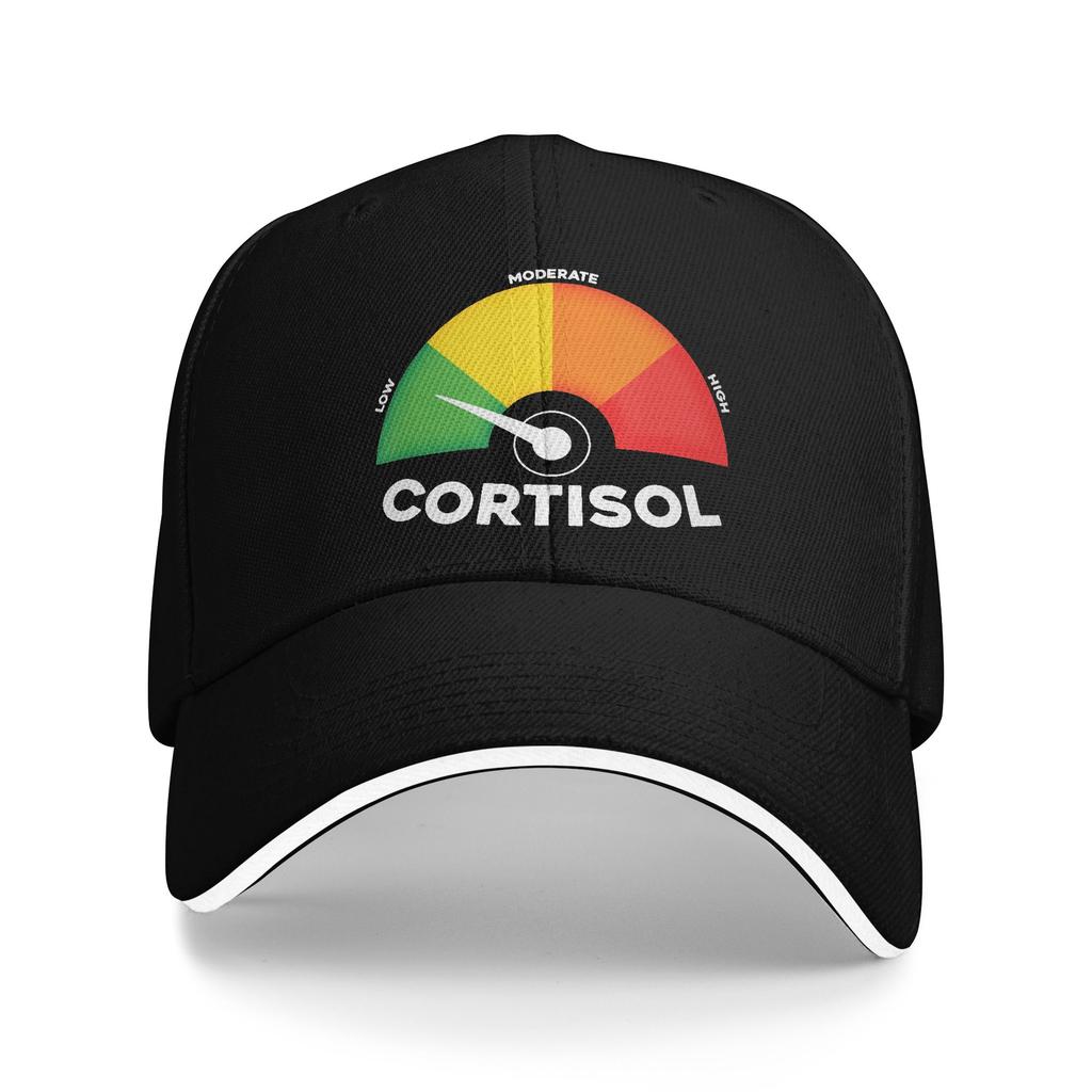 Low Cortisol Levels Casual Baseball Cap Tennis Skate Trucker Hat Summer Sun Visor Unisex Adult y2k Cool Baseball Caps