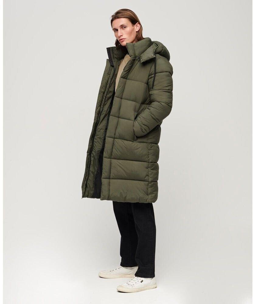 Зимняя куртка Superdry Rips Longline Puffer Jacket (M5011759A) зеленый