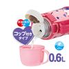 Thermos Vacuum Insulated Two-Way Water Bottle, 0.6L/0.64L, Minnie Mouse Pink, FJO-600WFDS P