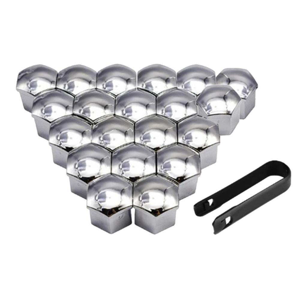 Tachiuwa 20 Pcs Car Wheel Nut Cap Cover Wheel Nut Cap, Bolt Rim Universal