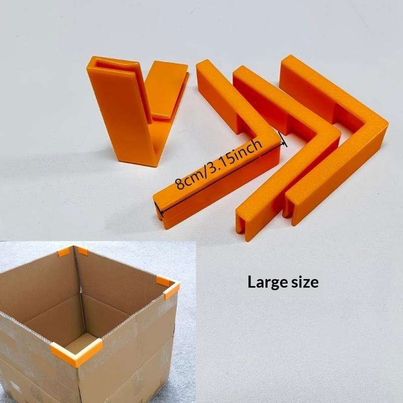 Carton Corner Fixing Clamps Thickened Right Angle Corrugated Box Edge Reinforcement Clips for Courier Package Protection