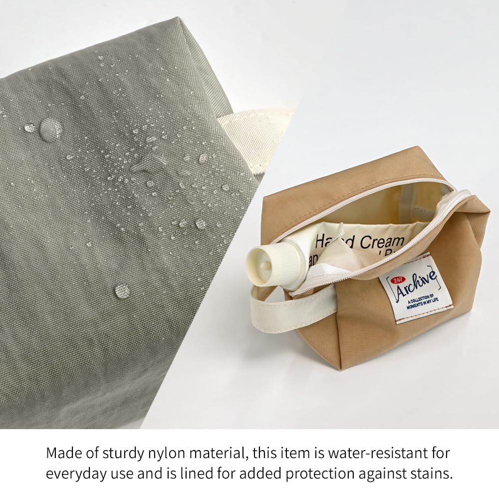 Monolike Archive Cube Mini Ocean Navy Makeup Cosmetic Travel Toiletry Storage Bag Pouch, - Pouch, Pouch, Bag, Bag, Organizer,