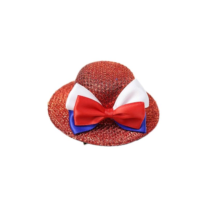

Kids Bowknot Julycostume Top Hat For Hairpin Julycostume Hair Clip Kids Glittered Hair Clip Unisex Bowler Hat Top Hat