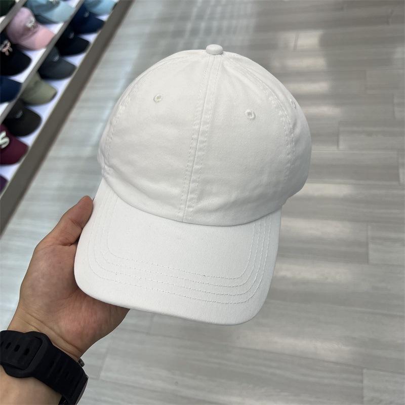 Spring and Autumn New Men's and Women's Hats Casual Versatile Old Baseball Caps Outdoor Sports Pure Cotton Washed Peaked Caps