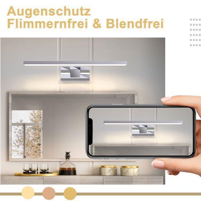 Applique murale LED - NETTLIFE - 40 cm - 8W - IP44 - Blanc neutre 4000K