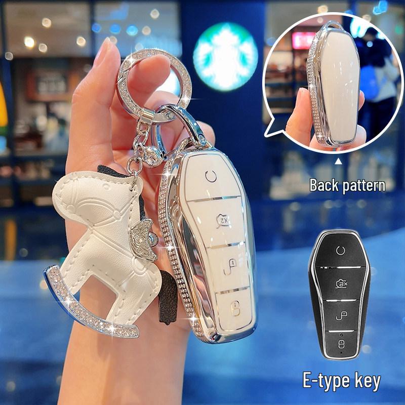 BYD Dolphin & Model Key Cover for Han, Qin Plus DMI, Song L, Kou Pro, Yuan, Tang, Seagull EV, Destroyer 05, Seal 06
