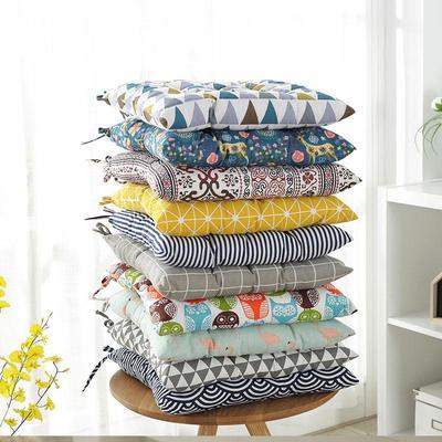 Square Linen Tatami Seat Cushion for Dining, Office, or Children’s Chairs