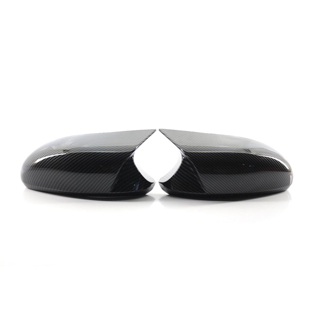 Carbon Fiber Side Mirror Cover Caps Replacement For BMW E90 E91 E92 E93 PRE LCI M3 Style
