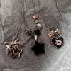 Goth Harajuku Carino Y2k Estetica Nodo Ciondolo Catena a Serpente Perline Catena a Corda Collana Per Ragazza Choker Cool Anni '90 Accessori