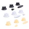 Guitar Potentiometer Knob Set Plastic Accurate Volume Tone Control Knob for Practice