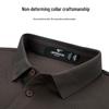 SEPTWOLVES Men's Casual Breathable Printed Short Sleeve Polo Shirt