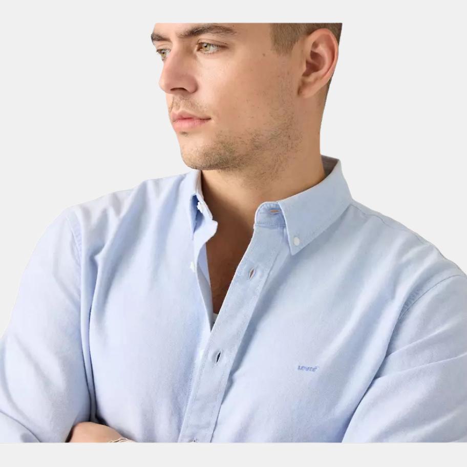 Levis Casual Loose Comfortable Simple Button Long Sleeve Shirt Men shirts A7210-0050