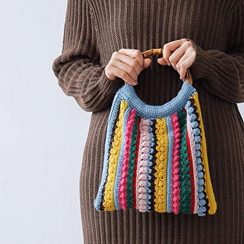 Knitworm Merino M Wolle, Mittelschwer, 40g, Ca.. 80m, Packung mit 8 Farben (1. Licht)