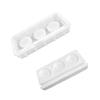 Candle Holder Mold English Letter Candlestick Silicone Mold with 2/3 Holes Base for Making Tealight Candle Holder DIYs