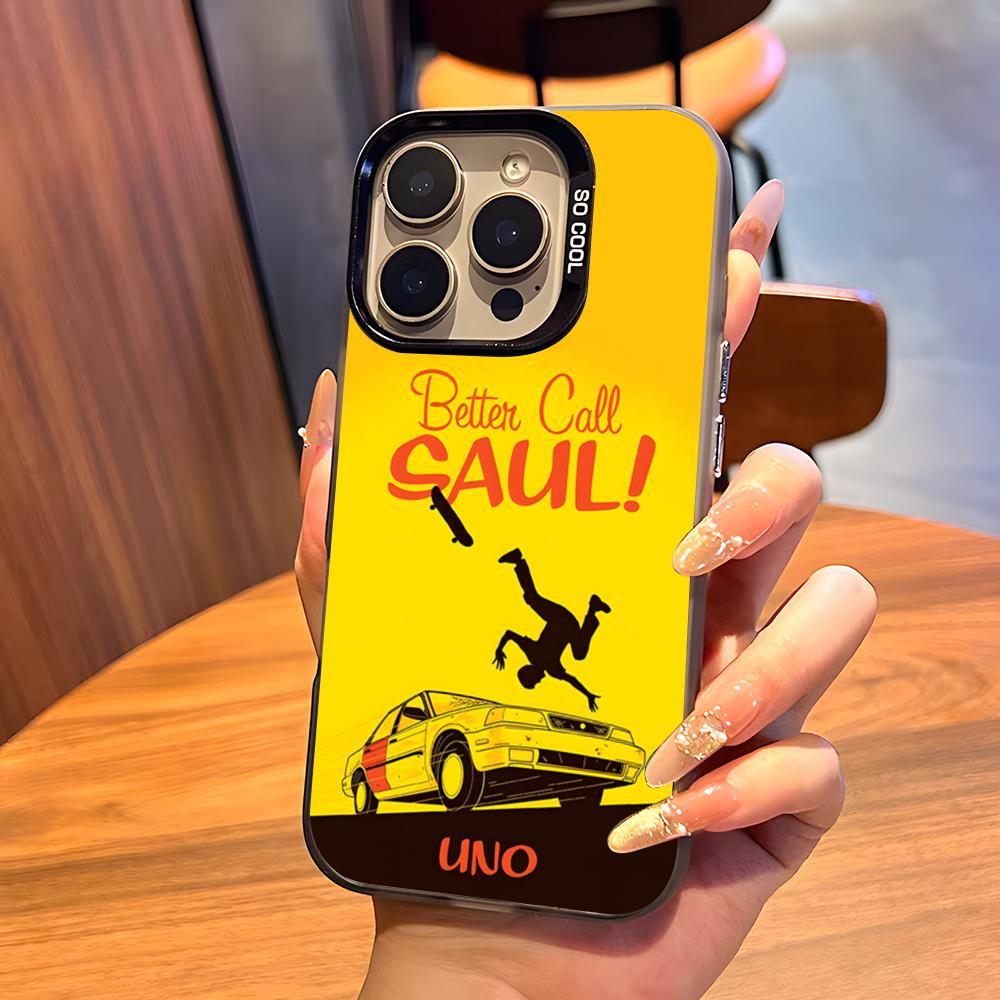 Better Call Saul Phone Case For IPhone17 Air 16 15 14 Plus 13 12 11 Pro 7 8 XS Max XR Silver Black Bumper Case