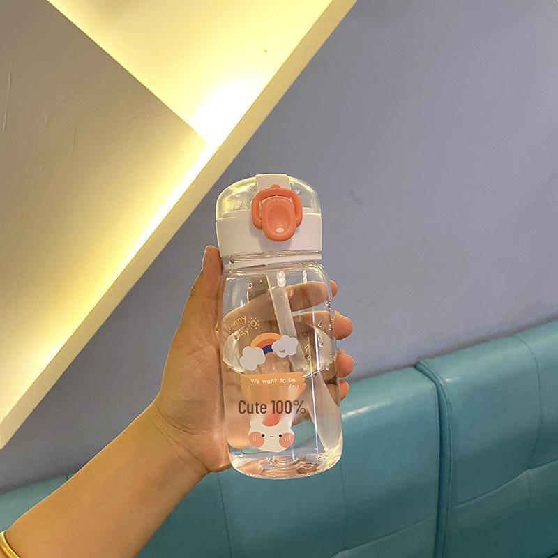Large Capacity Outdoor Sports Flip-Top Water Bottle for Students