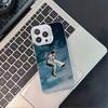 C-Conan Gray Wishbone Phone Case For iPhone 16,15,14,13,12,11,Pro,XS,Max,Plus,Mini,SE4,E Black Matte Shockproof Cover