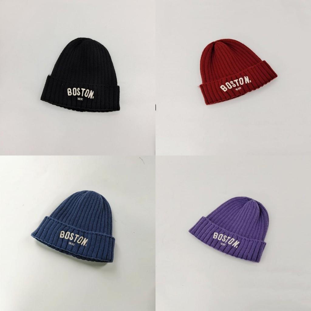 Kinder Winter Strickmütze Ins Style Street Trend Alphabet Beanie Jungen Strickmütze Kinder Wollmütze Wolle