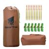 Camping Single Layer Two Person Tent Shelter 2 In 1 Windproof Light Weight Tent (No Poles)