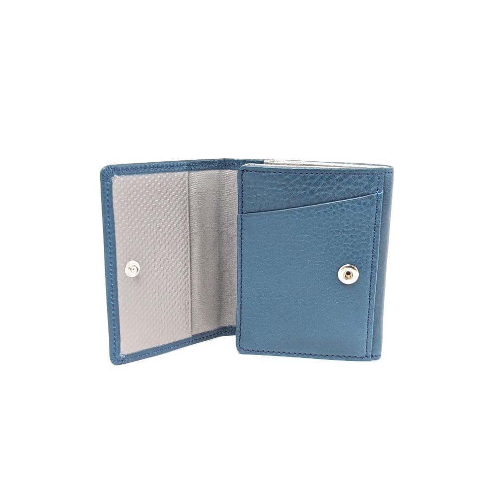 [Karukuru] Arizona X Dolarino Tri-fold Wallet, Blue