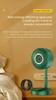 Electric Heater Fan Fast Heating Space Heater Fan Portable Household Electric Heater Home Appliance for Bedroom Heating