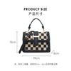 Small Design Checkerboard Portable Square Bag Women's New 2026 Fashionable Retro Single-shoulder Cross-body
