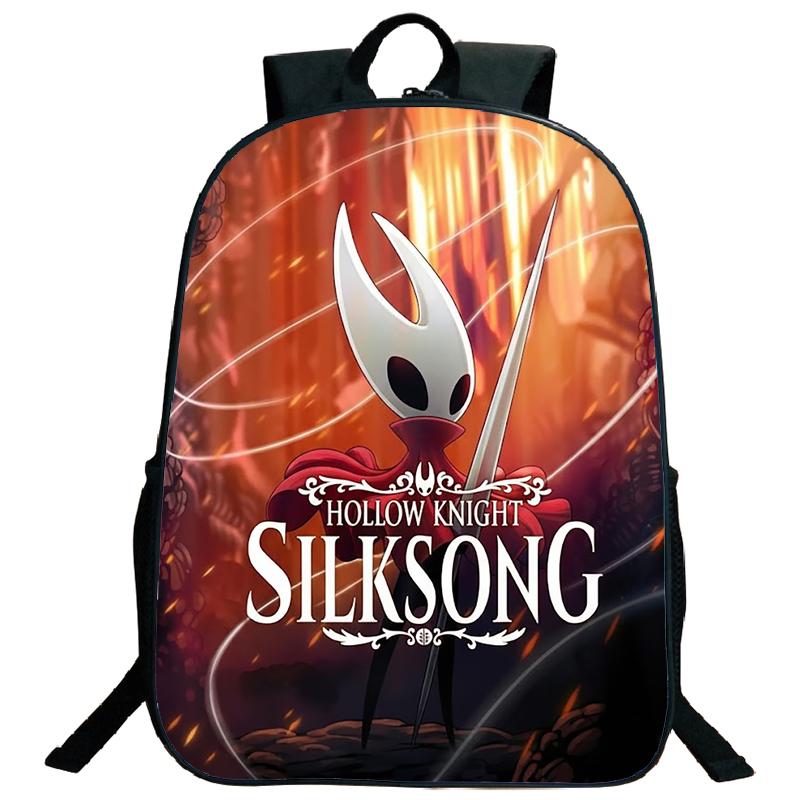 Hollow Knight 2 Backpack Silksong School Bag Hornet Fridge Magnet Boy Children Kid Child Teenager Schoolbag Primary Bookbag Teen Bagpack