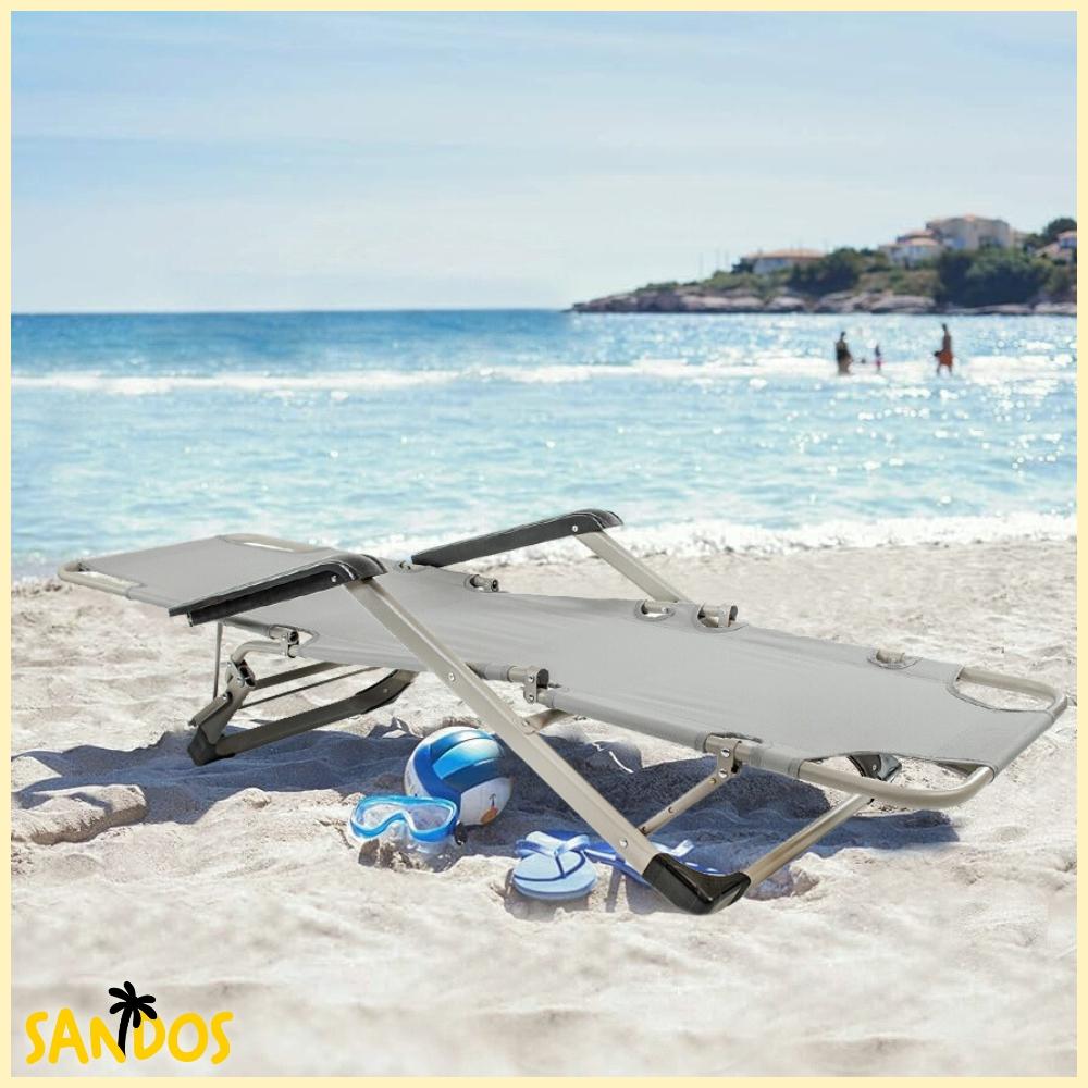 Folding garden beach lounger cushion zero gravity chair father's day