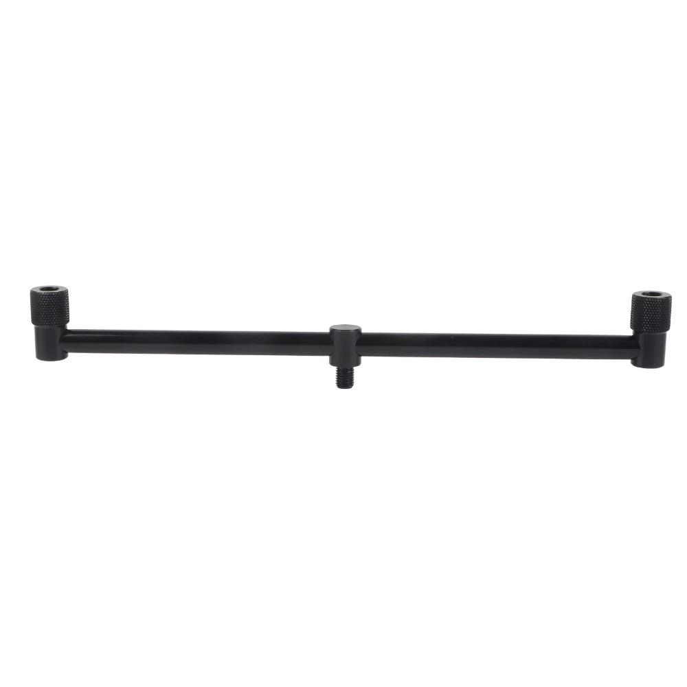 Aluminum Alloy Fishing Rod Buzz Bar 20/25/30cm 2 Head Fishing Crossbar Bracket Lightweight Black Fishing Rod Holder Carp Fishing