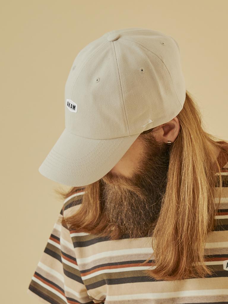 Akau Oversized Classic Ball Cap (Ivory)