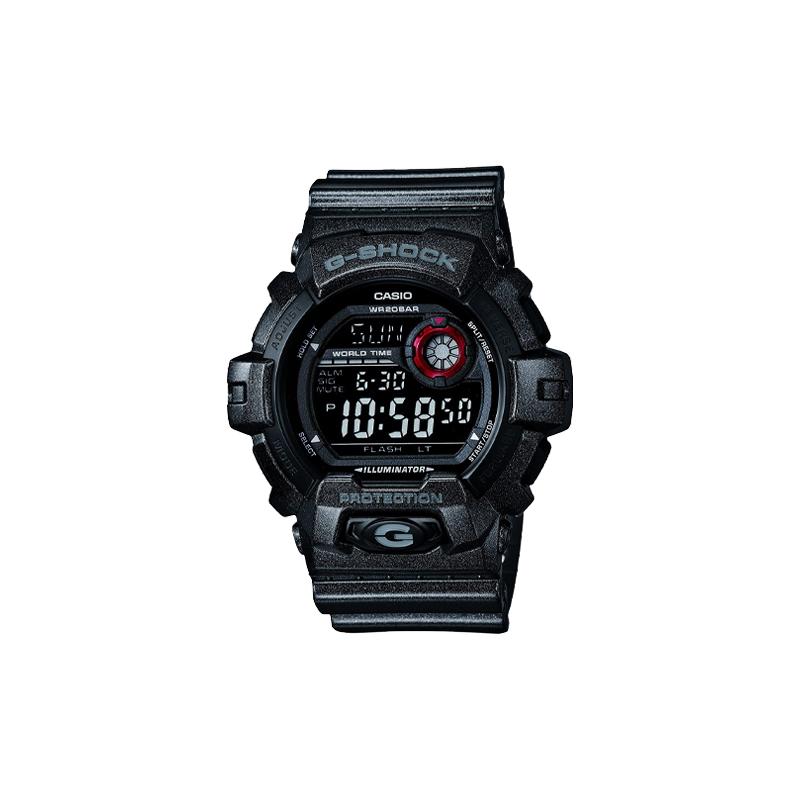 

Casio DIGITAL Series-Disc Classic Bright Small Bezel Metallic Waterproof and Shockproof Movement Quartz Movement Japanese and Korean Watch G-8900SH-1 чёрный