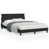 VidaXL Bed with Mattress Black 120x200 Cm Velvet 3208588