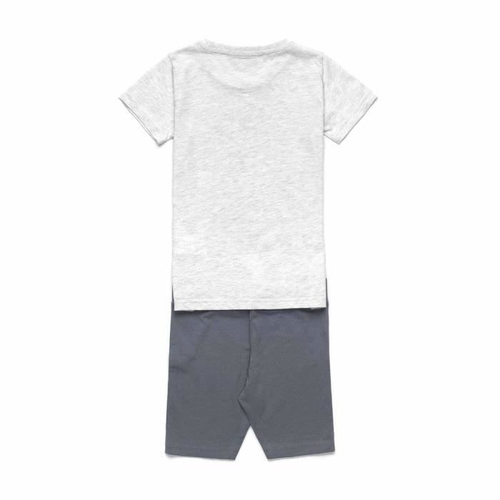 Sportbekleidungsset Mädchen - Grugliasco - Kurzarm - Multisport - Ecru, grau