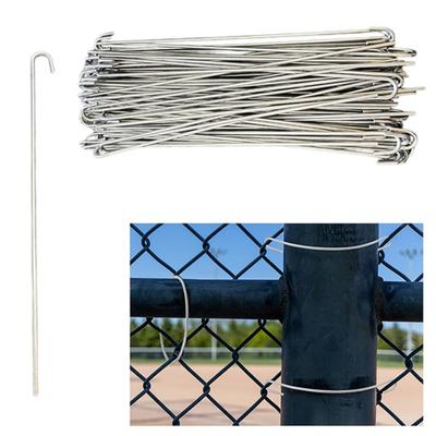100Pcs Chain Link Fence Wire Ties Stainless Steel Heavy Duty Chain Link