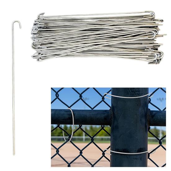 100 Stück Maschendrahtzaun Drahtbinder Edelstahl Schwerlast Maschendrahtzaun Pfosten Riegel Hundezwinger Reparatur Rostschutz Zaunbinder