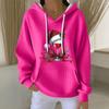Women's Fashion Casual Christmas Angel Print Pullover Long-Sleeve Sweatshirt