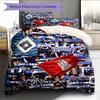 Hamburg Football Team Pattern Bedding Home Decoration Birthday Gift (1 * duvet cover + 2 * pillowcase, without core)