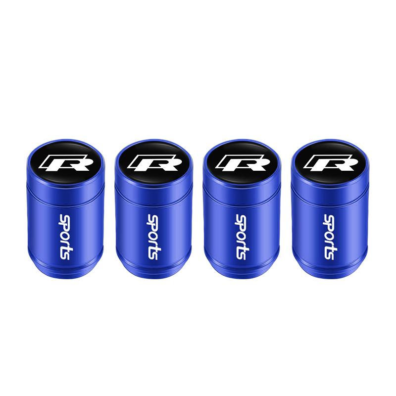 

2026 New For VOLKSWAGEN VW Car Styling Metal Car Tire Valve Caps Dust Prevention Accessories For R Volkswagen Bora GTI Magotan B