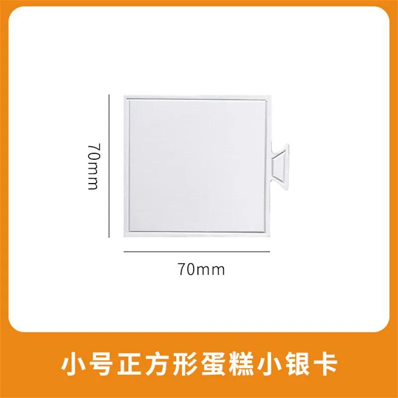 

100Pcs Silver Cake Boards Thicken Paper Cupcake Dessert Displays Tray Disposable Cardboard New Year Pastry Decor Other