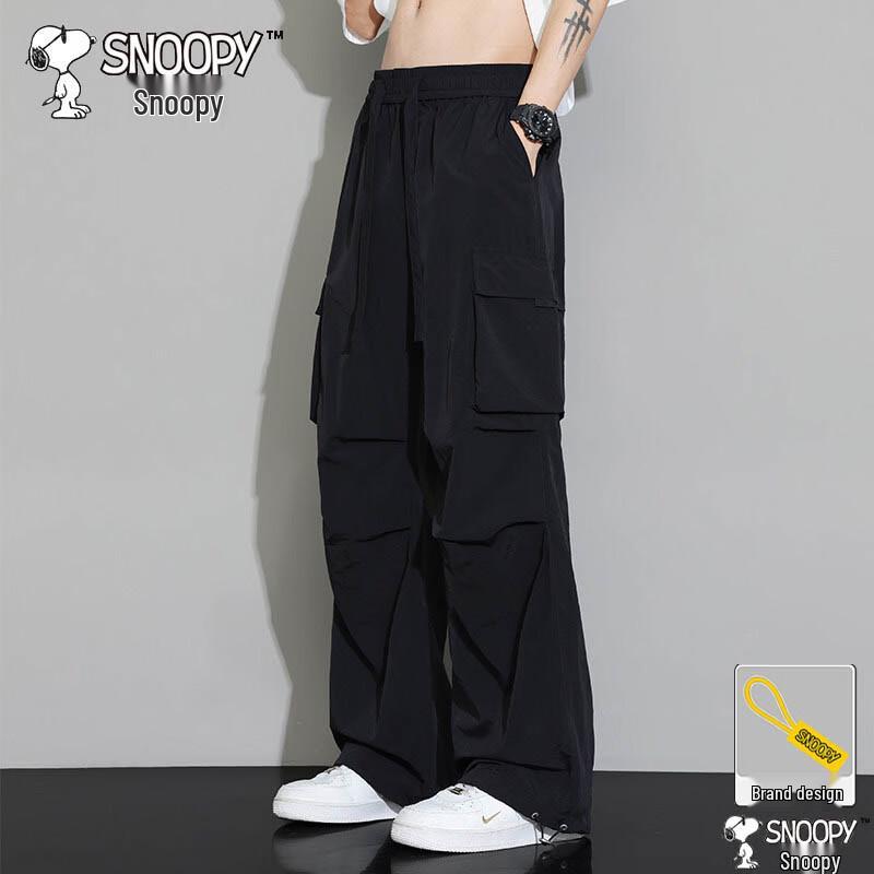 Snoopy Men s Loose Tapered Cargo Pants XL