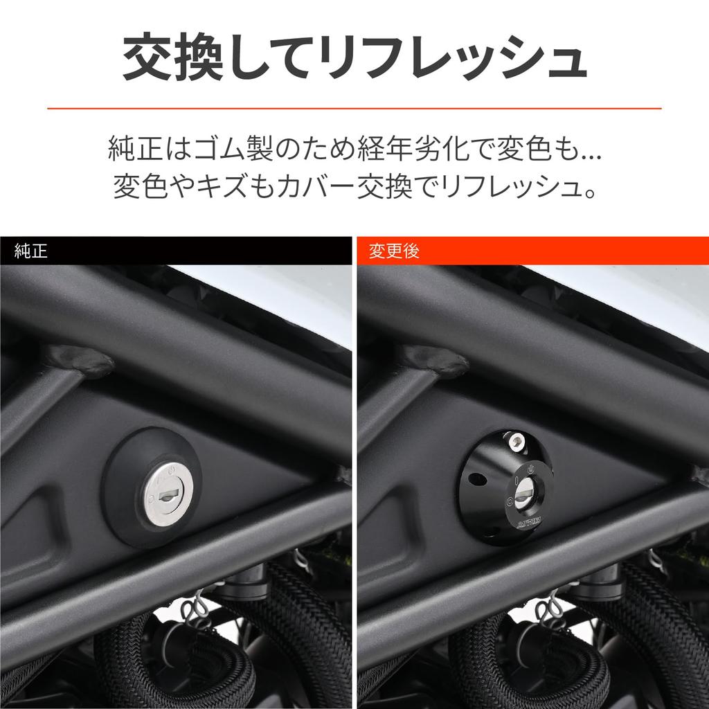 Daytona 48103 Motorcycle Key Cylinder Cover, Scratch Prevention, For Reble 250/500 (17-23) CL250/500 (23) Main Key Cover