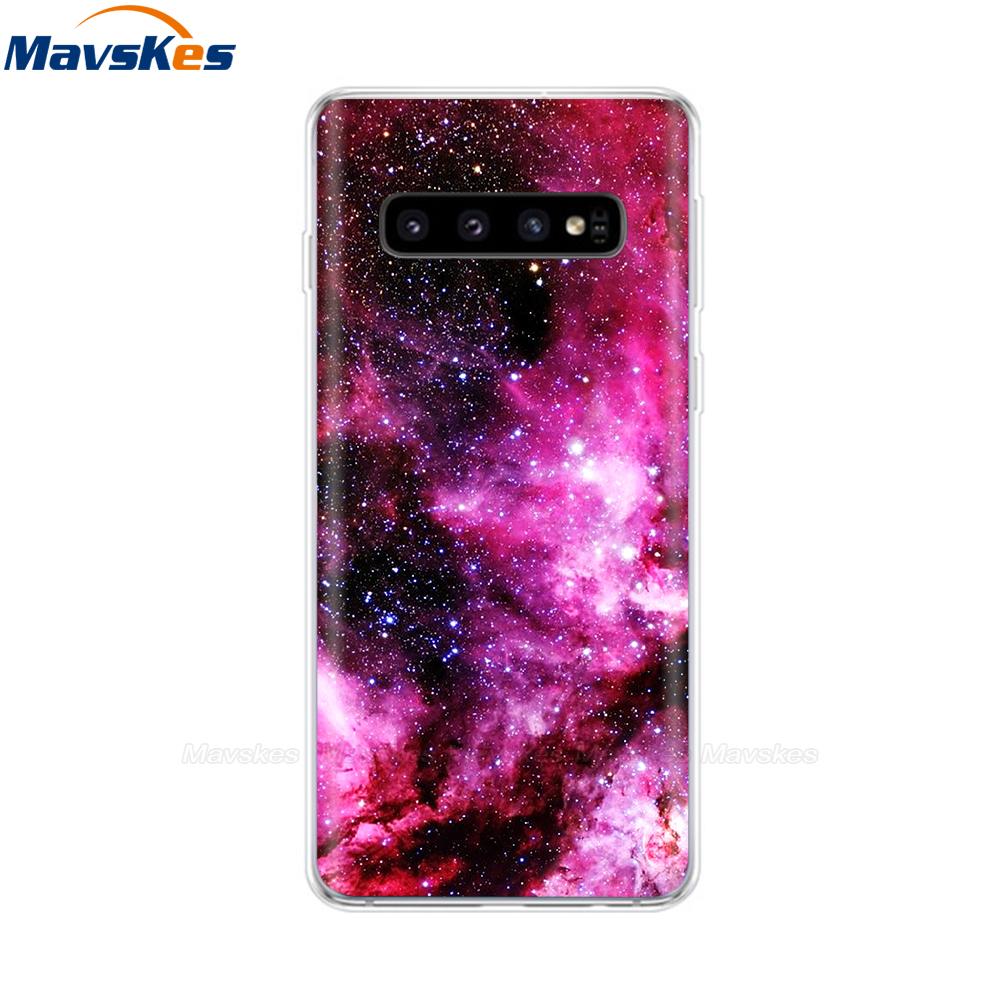 La più recente custodia stampata in TPU per Samsung Galaxy S10 S10 + Coperture del telefono per Samsung S10 Plus S10e Custodie Cover posteriore Paraurti Fundas Coque