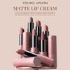 Sexy Nude Matte Lipstick Multi-functional for Lips and Cheeks Long Lasting Waterproof Smudge-proof Dual-purpose Makeup for Women