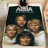 1 Stück ABBA Aufdruck Flanelldecke, Hohe Qualität, Bequem für alle Jahreszeiten, Heimdekoration, Wärme und Komfort, Perfekt für Weihnachtsgeschenke