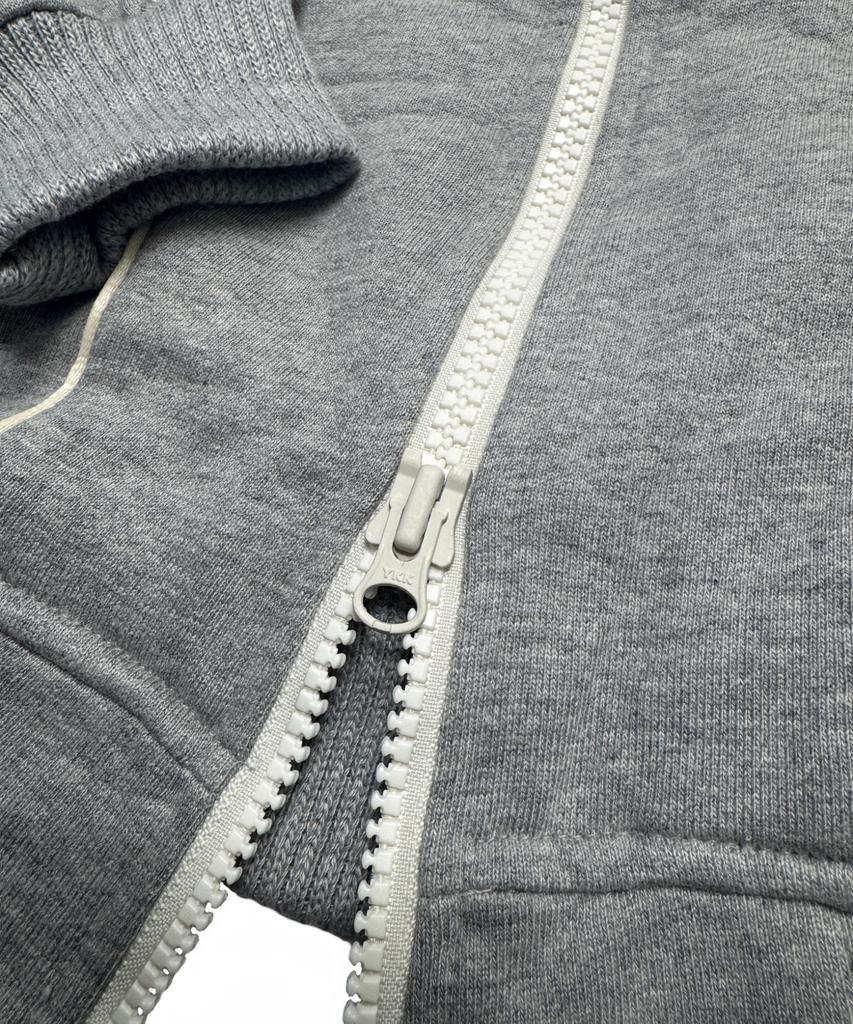 Astrwrld Crop Track Zip-Up Jacket (Grey)